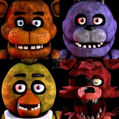 fnaf 1 characters animatronics